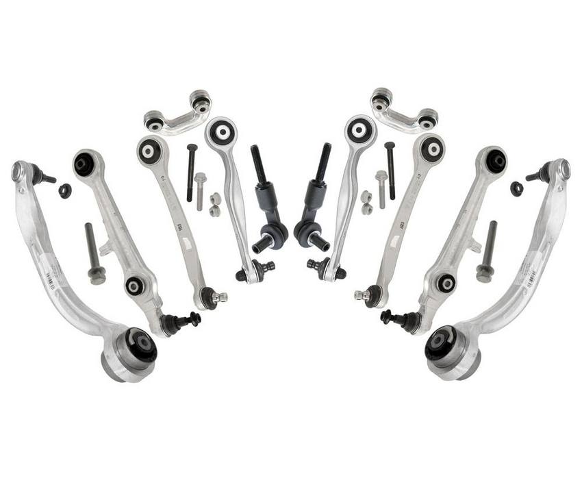 Audi VW Suspension Control Arm Kit - Front (12 Pieces) 8E0407694AG - Lemfoerder 3089367KIT